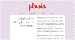 Desktop Screenshot of plousia.com