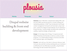 Tablet Screenshot of plousia.com